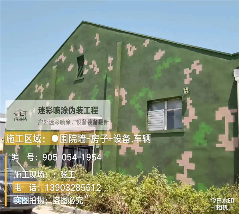三明外墙数码迷彩漆施工报价清单（100㎡标准墙面测算）